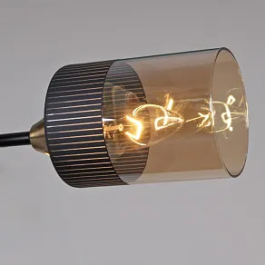 Люстра на штанге Reluce  48460-0.3-04 BK+COPPER