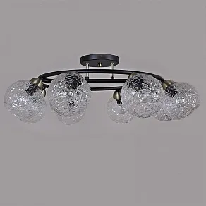 Потолочная люстра ILLUMICO  IL0296-8CSQ-79 BK AB