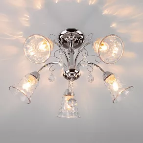 Люстра на штанге Eurosvet Norene 30157/5 хром