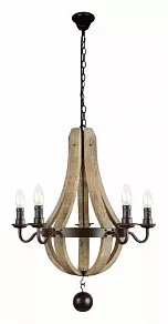 Подвесная люстра iLamp Epoca Loft6183-5B