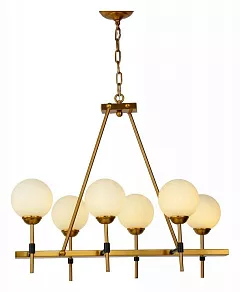 Подвесная люстра LUMINA DECO Aldono LDP 7004-6 MD+BK