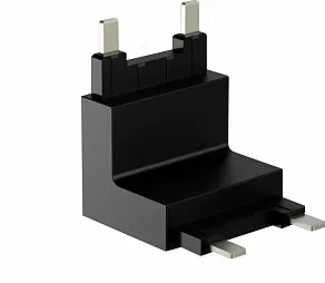 Соединитель угловой L-образный для треков накладных SWG PRO SLIM CN-SLIM-BL-TL