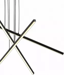 Подвесная люстра Natali Kovaltseva LED LAMPS 81103 LED LAMPS 81103/3C BLACK