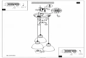 Подвесной светильник Eglo Priddy 1 49493