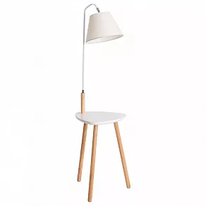 Торшер с полкой Arte Lamp Combo A9201PN-1WH