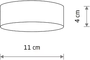 Накладной светильник Nowodvorski Lid Round Led 10402