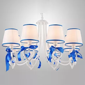 Подвесная люстра Eurosvet 60066 60066/8 белый/синий