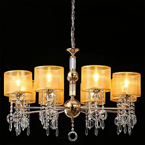 Подвесная люстра ILLUMICO  IL6219-8P-27 GD
