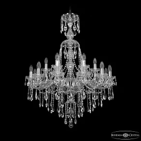 Подвесная люстра Bohemia Ivele Crystal 1415 1415/12+6/300/XL-108 Ni