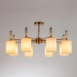 Люстра на штанге Arte Lamp WAVERLEY A4102PL-8PB