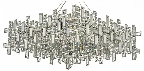 Подвесная люстра Dio D’Arte Erba Erba E 1.5.60x60.100 N