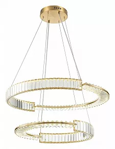 Подвесной светильник Indigo Frizzante 12015/2PL Brass