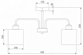 Люстра на штанге Eurosvet Essence 30176/3 хром