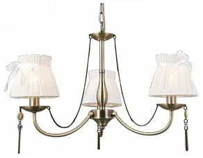 Подвесная люстра ILLUMICO IL0023 IL0023-3PSQ-24 AB CASTOR