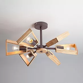 Люстра на штанге Eurosvet Klark 70056/6 кофе