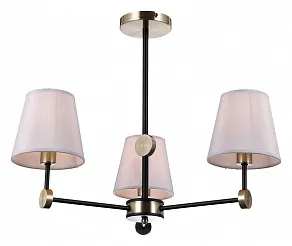 Люстра на штанге ILLUMICO CASTOR IL0394-3CSQ-24 BK AB CASTOR