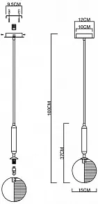 Подвесной светильник EVOLUCE Aveiro SLE1096-203-01