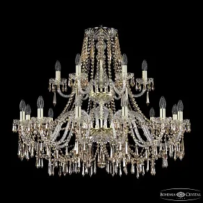 Подвесная люстра Bohemia Ivele Crystal 1403 1403/12+6/360/2d G R721