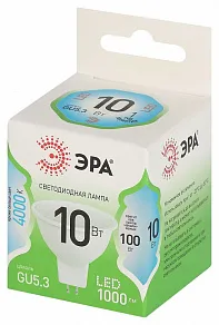 Лампа светодиодная Эра Green Line GU5.3 10Вт 6500K LED MR16-10W-840-GU5.3 GL