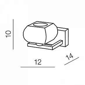 Бра Azzardo Rubic 1 wall AZ0488