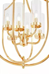 Подвесная люстра LUMINA DECO Trulia LDP 8006-6 F.GD