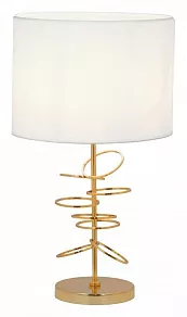 Настольная лампа декоративная LUMINA DECO Milari LDT 5530 F.GD+WT