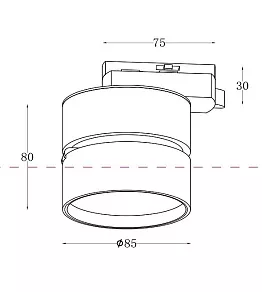 Накладной светильник Maytoni ONDA TR007-1-12W4K-W