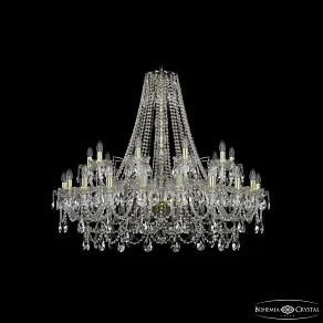 Подвесная люстра Bohemia Ivele Crystal 1411 1411/20+10/400 G