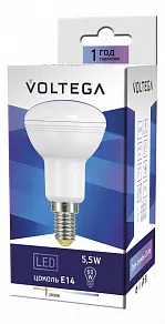 Лампа светодиодная Voltega Simple E14 6Вт 2800K 4712