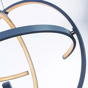 Подвесная люстра LED4U 1739 1739/3CL BU