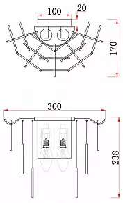 Бра Freya Porto FR5104WL-02N
