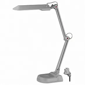 Настольная лампа офисная Эра NL-202 NL-202-G23-11W-GY