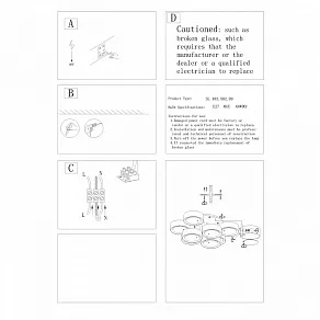 Потолочная люстра EVOLUCE Foresta SL483.502.09