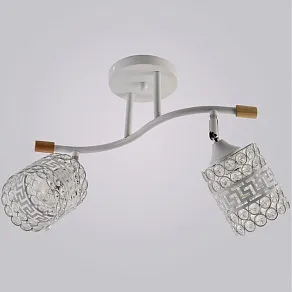 Светильник на штанге Reluce 01588-1 01588-0.3-02 WH+CR+WOOD