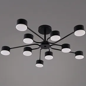 Люстра на штанге Reluce 03708 03708-0.3-10 BK GX53