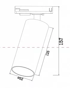 Светильник на штанге Maytoni Focus LED TR021-1-12B3K