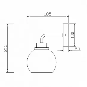 Бра Freya Neptune FR5176WL-01BS