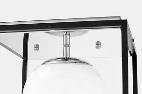 Накладной светильник LUMINA DECO Maldini LDC 8060-1 CHR+BK