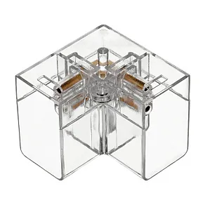 Соединитель угловой L-образный для модульных светильников Wolta  WTB-WBT-L-01