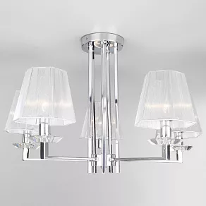 Люстра на штанге Eurosvet Alegria 60125/5 хром Smart (60114/5)