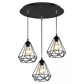 Подвесной светильник Imex MD.1706 MD.1706-3-P BK