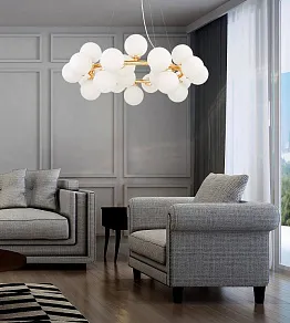 Подвесная люстра LUMINA DECO MARSIADA LDP 6033-25 FGD