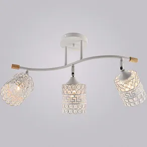 Светильник на штанге Reluce 01588-1 01588-0.3-03 WH+CR+WOOD