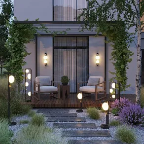 Наземный низкий светильник Odeon Light NATURE 5434/3FB