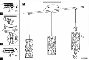 Подвесной светильник Eglo ПРОМО Amadora 90048