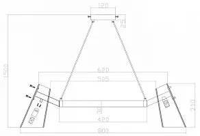 Подвесная люстра Zortes Dallas ZRS.90611.08