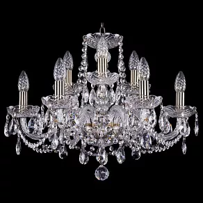 Подвесная люстра Bohemia Ivele Crystal 1402 1402/6_3/195/Pa