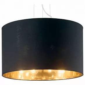 Подвесной светильник Ideal Lux Wheel WHEEL SP5 NERO E ORO