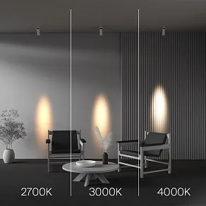 Светильник на штанге Maytoni Technical FOCUS LED C055CL-L12W4K-SS-W
