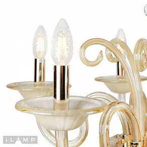 Подвесная люстра iLamp Classic P2318-6GD